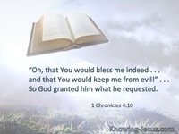 1 Chronicles 4:10